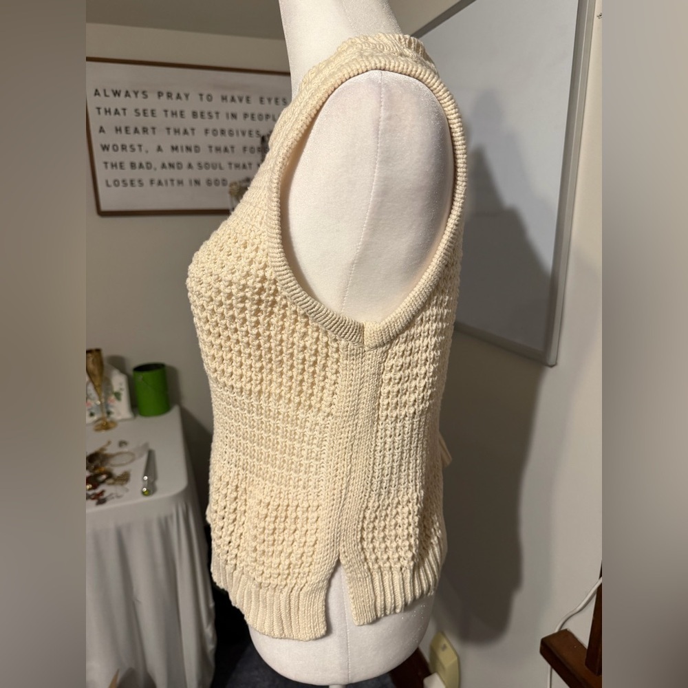 Universal Thread Ivory Knit Top - Picture 2 of 5